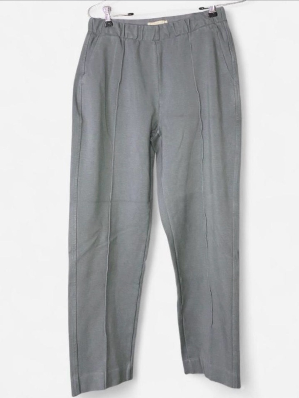 Everlane Men's Grey Elastic-Waist Chinos